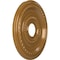 Ekena Millwork Cole PVC Medallion (Canopies up to 4 1/2"), 16"OD x 3 1/2"ID x 1"P, Metallic Vintage Gold CMP16CODVG - alternate 2